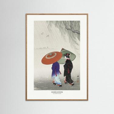 Two Women in the Rain