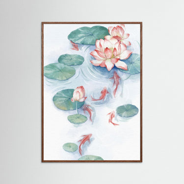 Serene Koi & Lotus