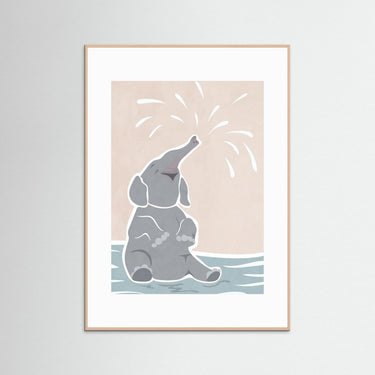 The Water Play: Joyful Elephant
