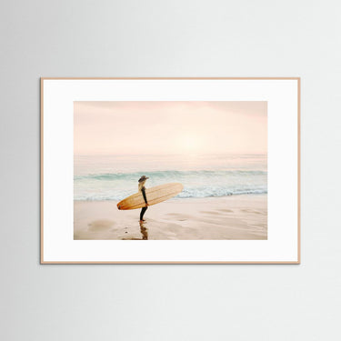 The Golden Hour Swell Ocean Calm