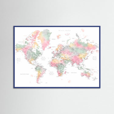 The World Map: Watercolour Wanderlust