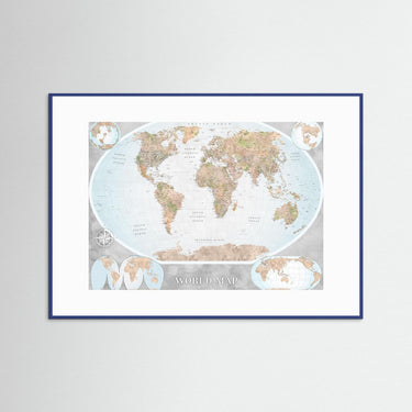 Terracotta Atlas World Cartography