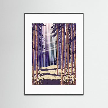 Violet Twilight Bamboo Grove