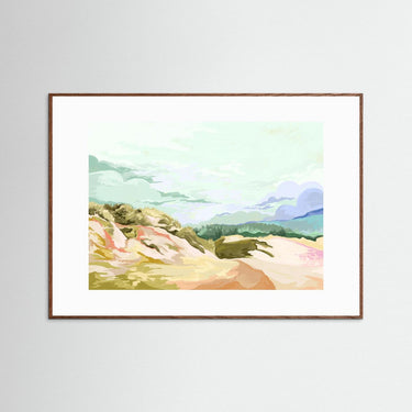 The Coastal Dunes: Pastel Horizon