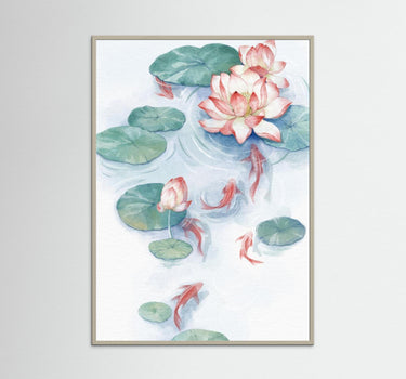 Serene Koi & Lotus