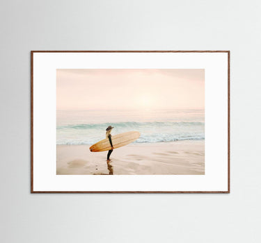 The Golden Hour Swell Ocean Calm