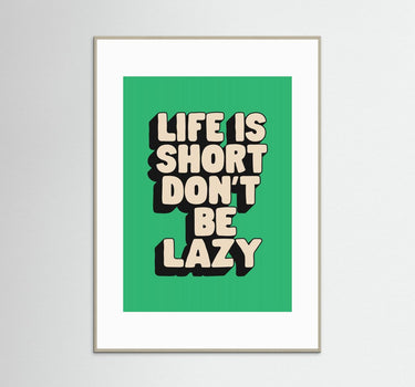 Don't Be Lazy