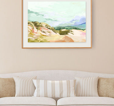 The Coastal Dunes: Pastel Horizon