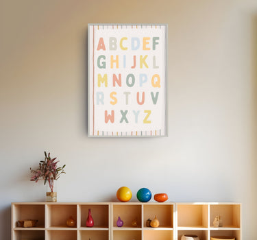 The Pastel Alphabet: Playful Letters