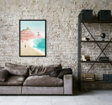 The Solitude Pink Cliffs & Turquoise Tides