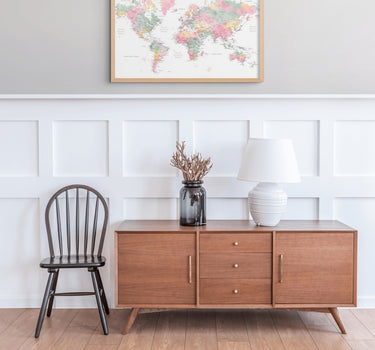 The World Map: Watercolour Wanderlust