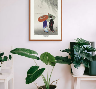 Two Women in the Rain